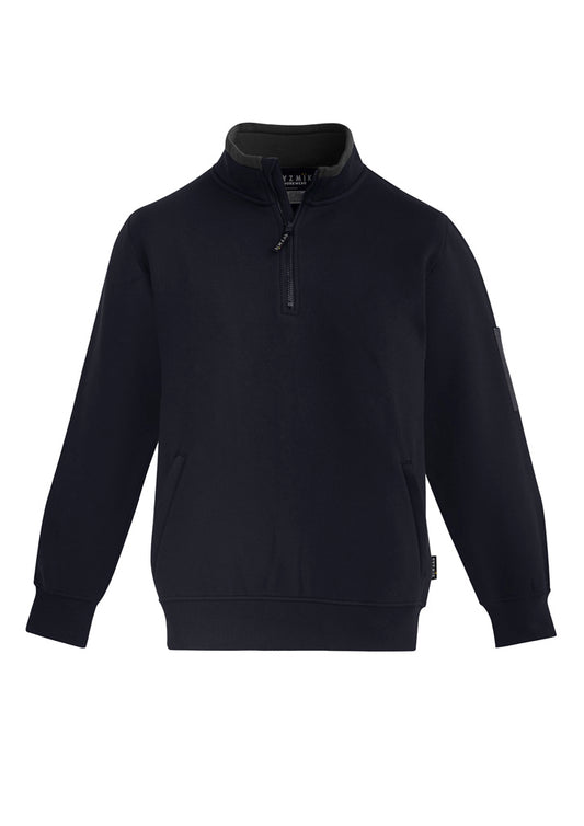 Biz Collection - Unisex 1/4 Zip Brushed Fleece Pullover