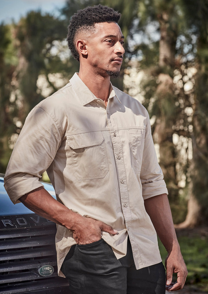 Syzmik Mens Lightweight Tradie Long Sleeve Shirt