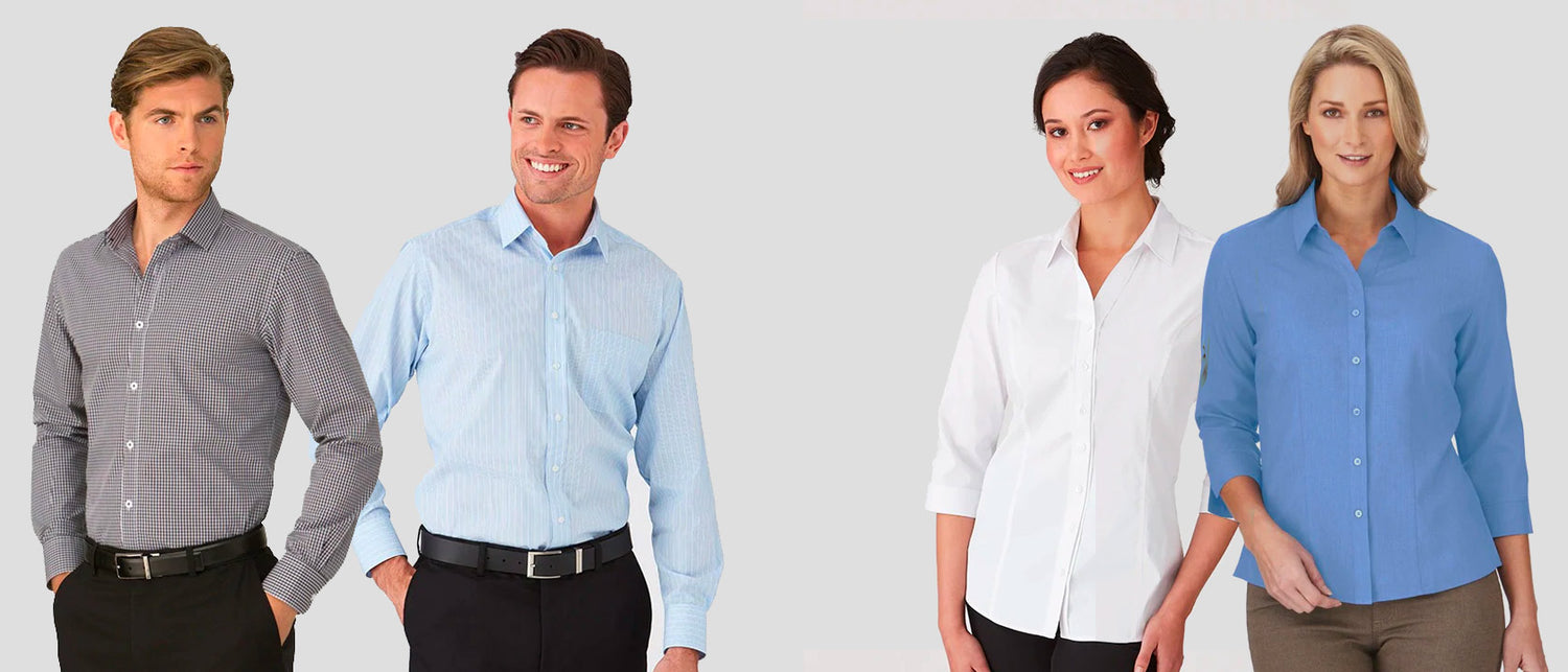 Uniform Work Shirts, Business Uniforms, Custom Uniform Shirts, Business  Casual Shirts, Embroidered Uniform Shirts