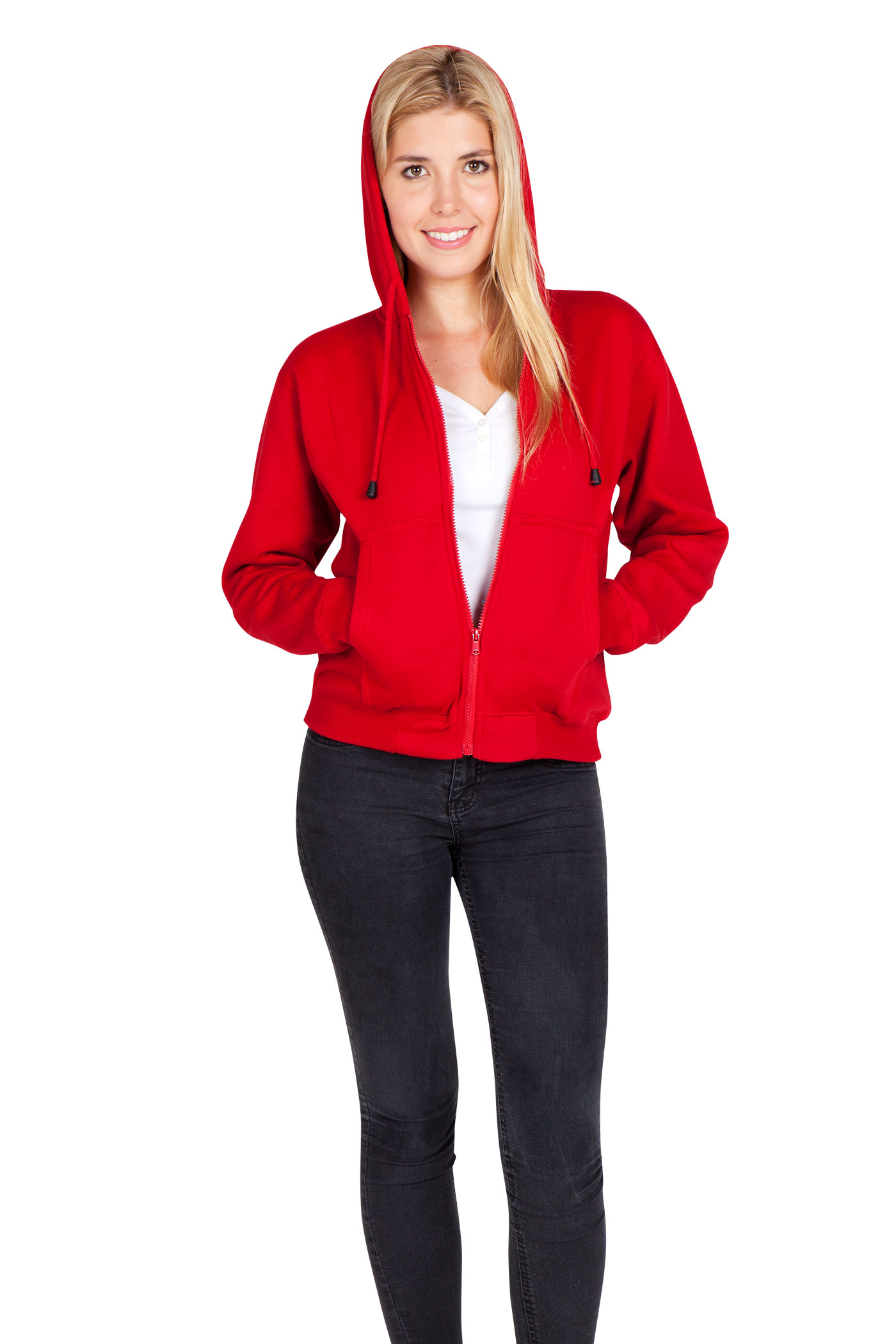 Ramo Womens/Juniors Zipper Hoodies with Pocket