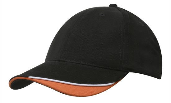Headwear Brushed Heavy Cotton with Indented Peak