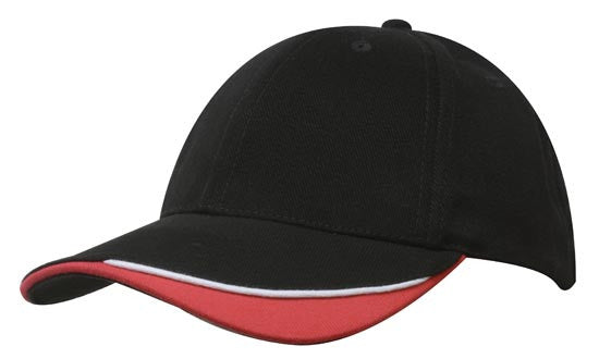 Headwear Brushed Heavy Cotton with Indented Peak
