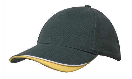 Headwear Brushed Heavy Cotton with Indented Peak