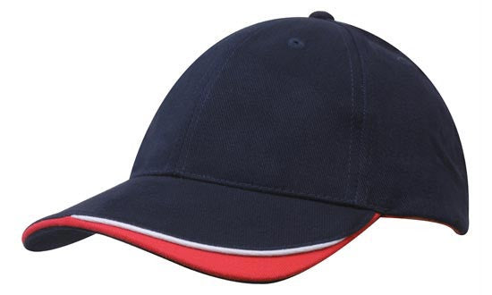 Headwear Brushed Heavy Cotton with Indented Peak