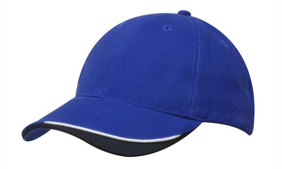 Headwear Brushed Heavy Cotton with Indented Peak