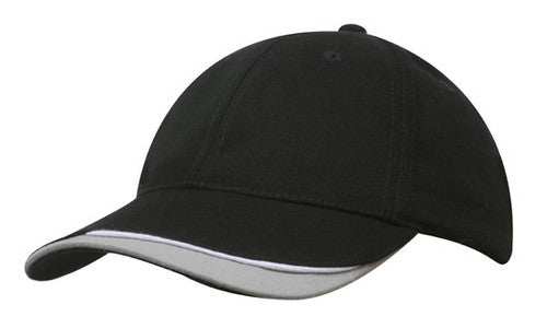 Headwear Brushed Heavy Cotton with Indented Peak