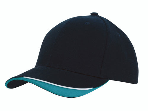 Headwear Brushed Heavy Cotton with Indented Peak