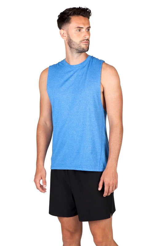 Ramo Mens Heather Sleeveless Tee - Greatness Range