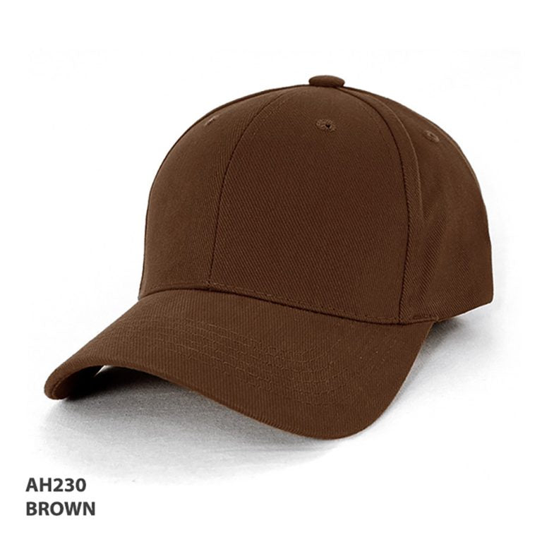 Grace Collection Heavy Brushed Cotton Cap