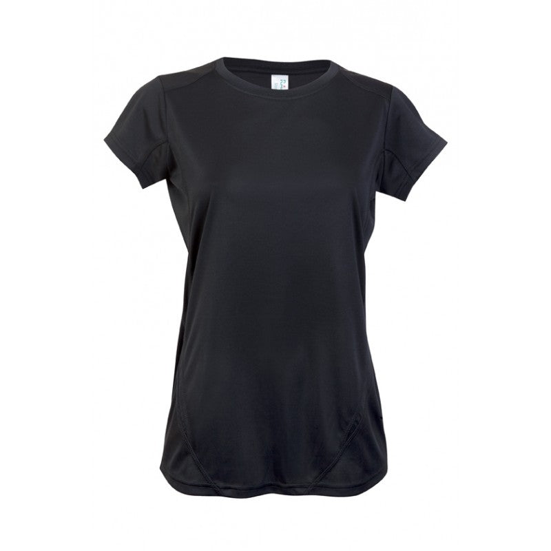 Ramo T447LD Ladies Accelerator Cool Dry T-Shirt - Black / Black