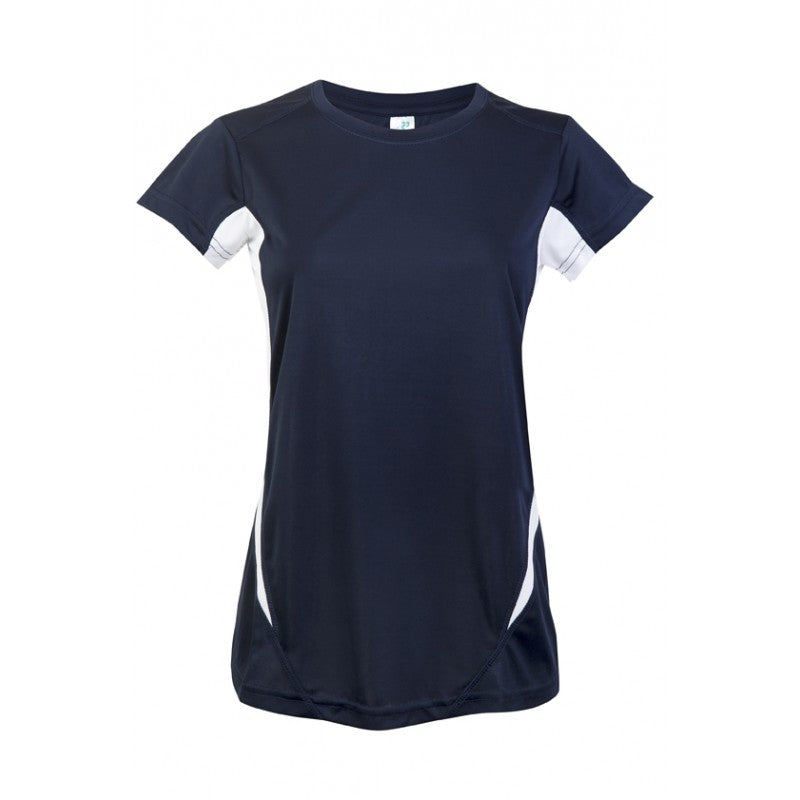 Ramo T447LD Ladies Accelerator Cool Dry T-Shirt - Navy / White