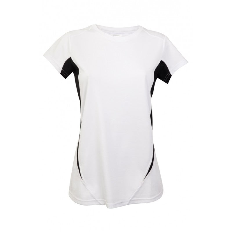 Ramo T447LD Ladies Accelerator Cool Dry T-Shirt - White / Black