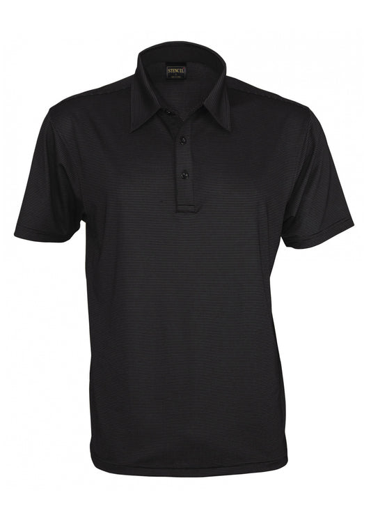 Stencil Mens Silvertech Polo