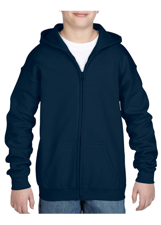 Gildan Kids Heavy Blend Youth Full Zip Sweatshirt