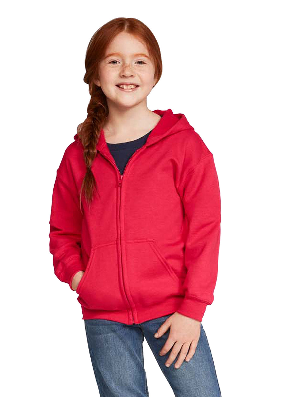 Gildan Kids Heavy Blend Youth Full Zip Sweatshirt | The Logo Clothing ...