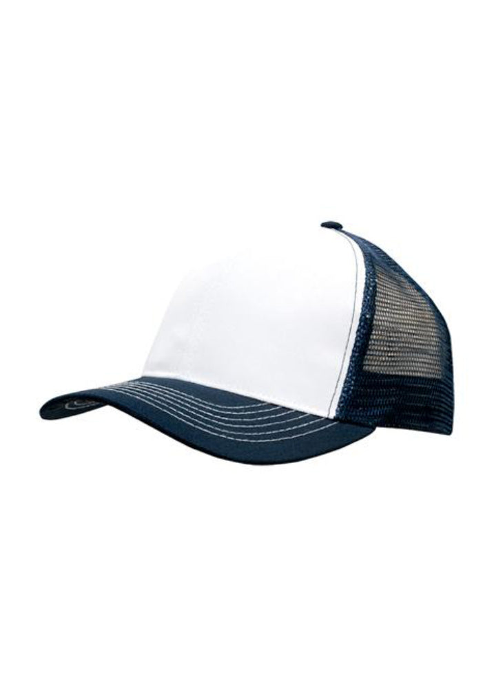 Headwear Breathable Poly Twill with Mesh Back