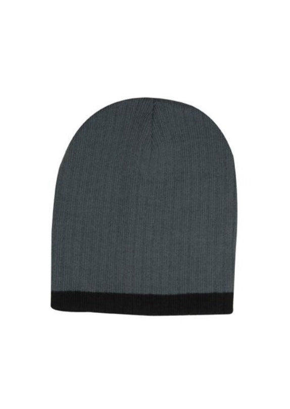 Headwear Two Tone Cable Knit Beanie