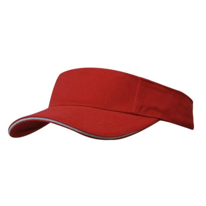 Headwear Brushed Heavy Cotton Visor Cap