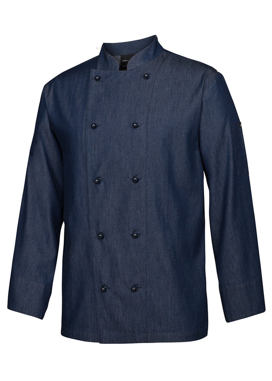 JBs Wear Unisex Denim Long Sleeve Chefs Jacket