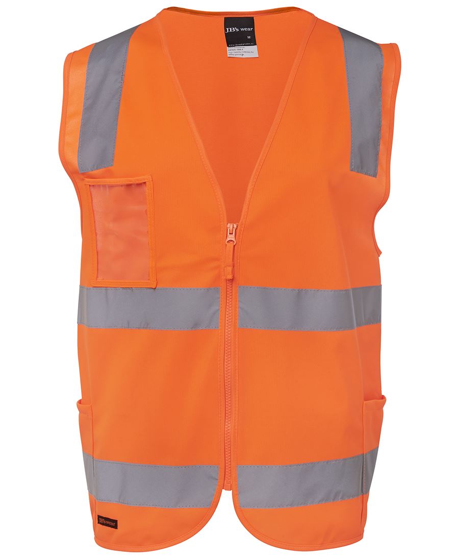 JBs Wear Hi Vis (D & N) Zip Safety Vest