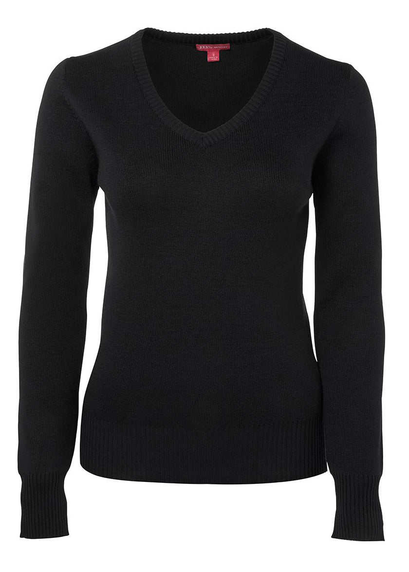 JBs Wear Ladies V-Style Neck Jumper