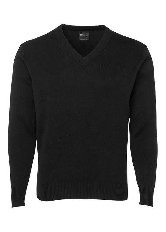 JBs Wear Mens Knitted V-Neck Jumper