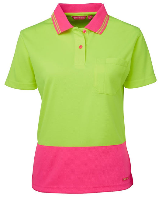 JBs Wear Ladies Hi Vis Comfort Polo