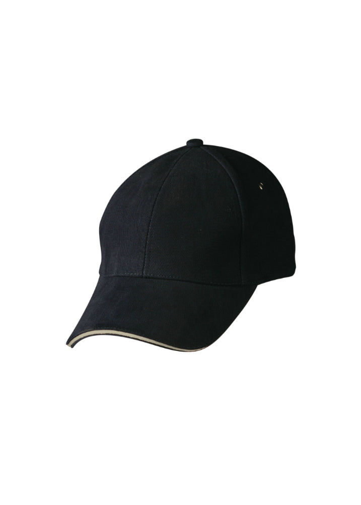 Shiny - Winning Spirit Heavy Brushed Cotton Sandwich Peak Cap