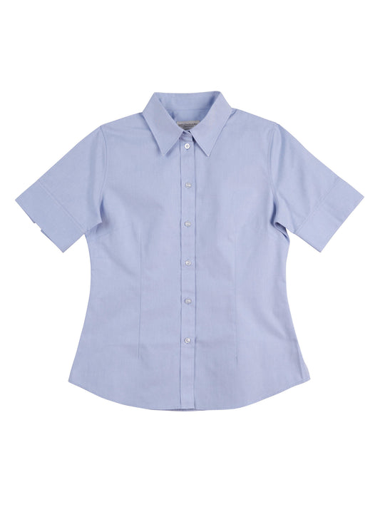 Winning Spirit CVC Ladies Oxford Short Sleeve Shirt