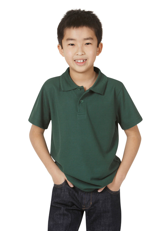 Blue Whale Kids Premium Fine Pique Knit Polo