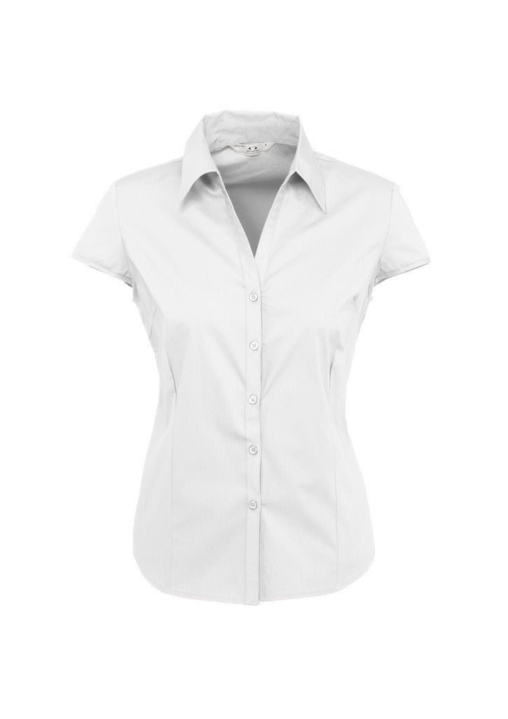 Ladies Metro Cap Sleeve Shirt