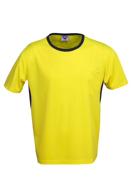 Blue Whale Mens Hi Vis Cool Dry T-shirt
