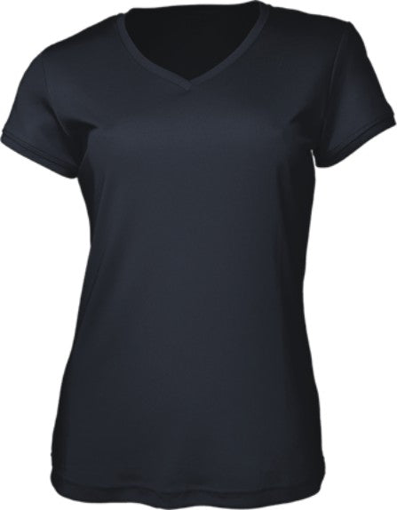 Ladies Brushed V-Neck Tee Shirt
